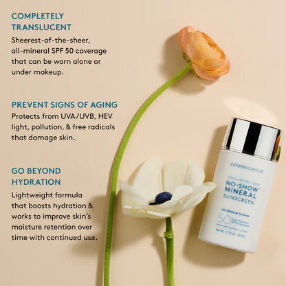 Total Protection™ No-Show™ Mineral Sunscreen SPF 50